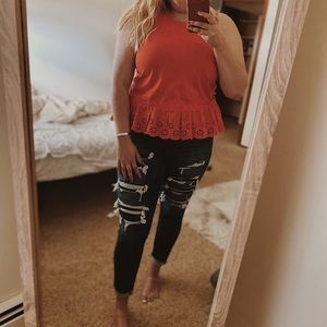 American Eagle distressed jeans